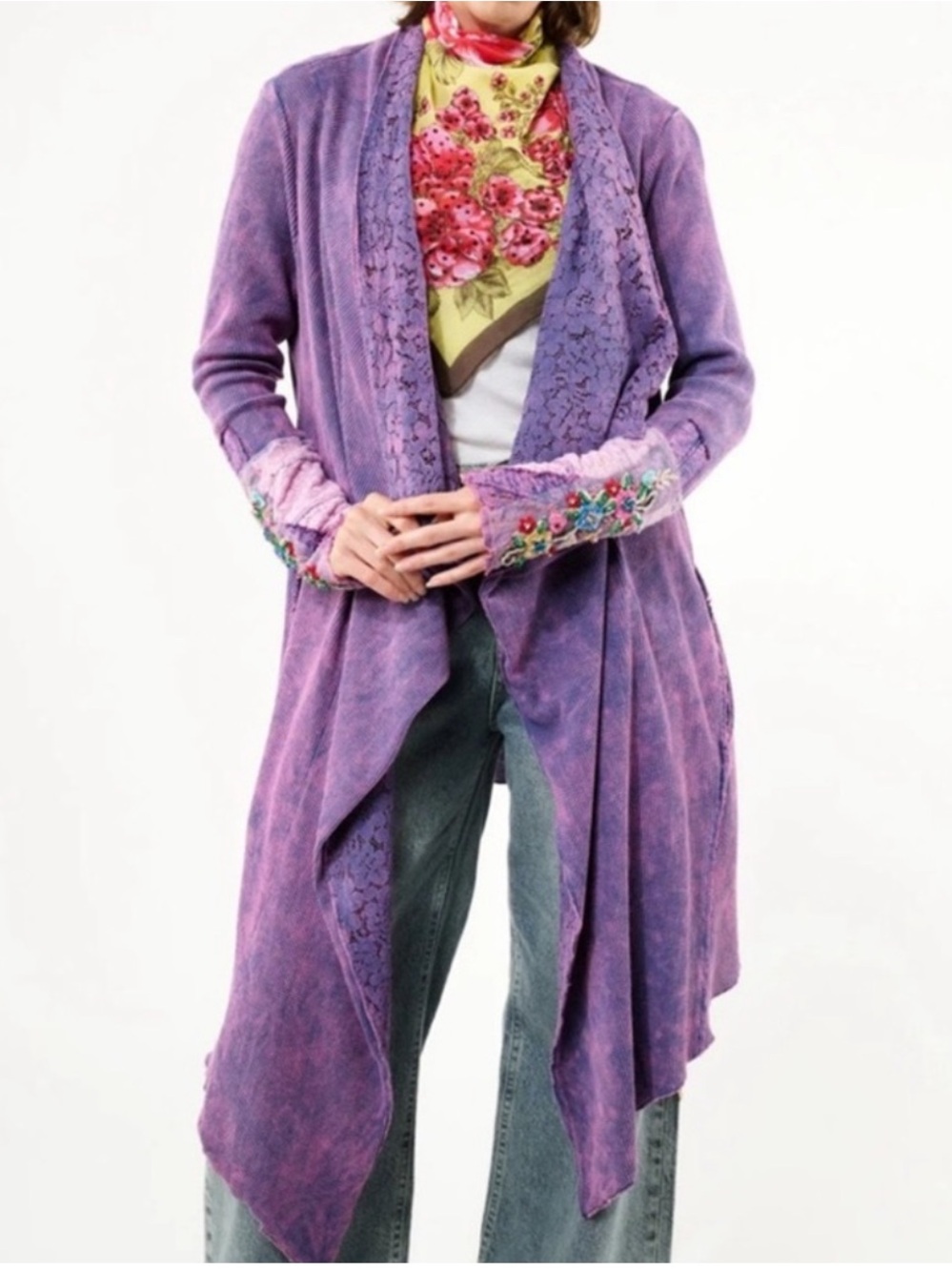 Aratta Silent Journey Traveling Set Waterfall Shawl Size S